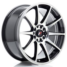 JR Wheels JR11 alumiinivanne, Musta, 18"