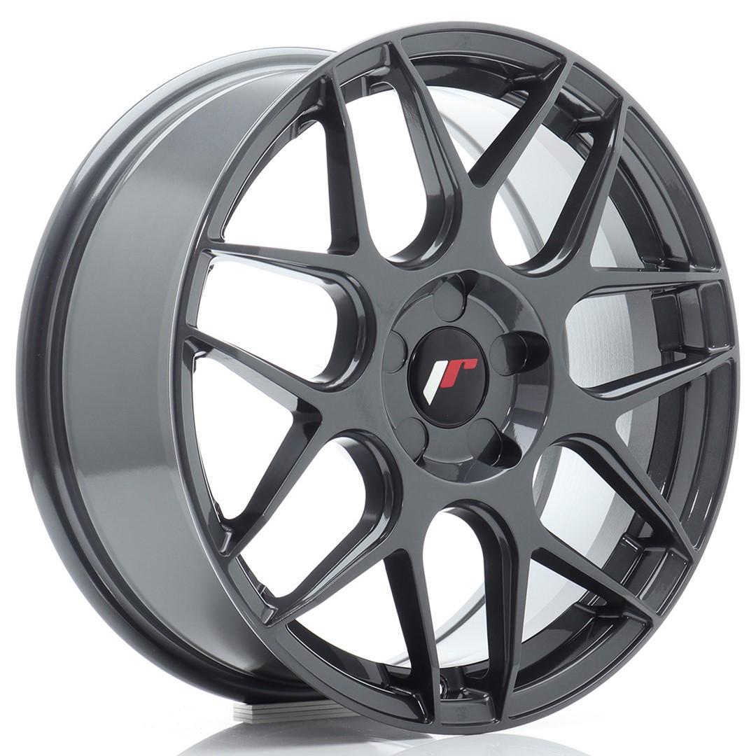 JR Wheels JR18 alumiinivanne, Harmaa, 17"