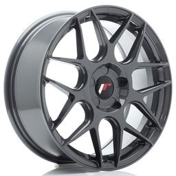 JR Wheels JR18 alumiinivanne, Harmaa, 17"