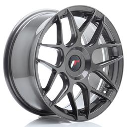 JR Wheels JR18 alumiinivanne, Harmaa, 17"