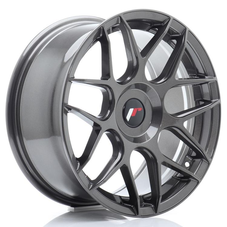 JR Wheels JR18 aluminiumfälg i Grå, 17"