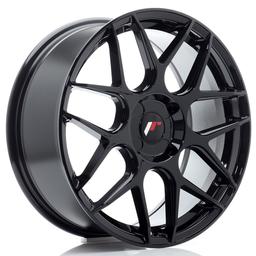 JR Wheels JR18 alloy wheel in Black, 18"