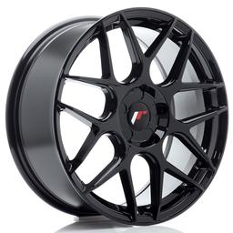 JR Wheels JR18 alumiinivanne, Musta, 18"
