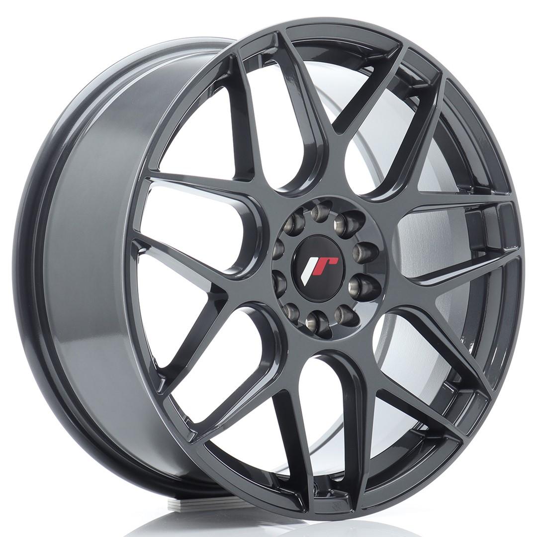 JR Wheels JR18 alumiinivanne, Harmaa, 18"