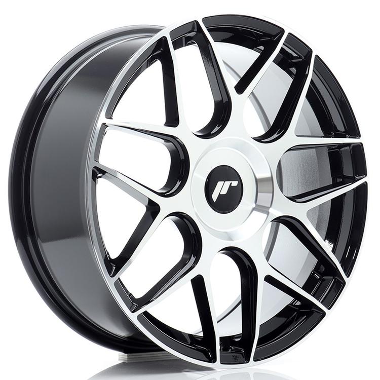 JR Wheels JR18 alloy wheel in Black, 18"