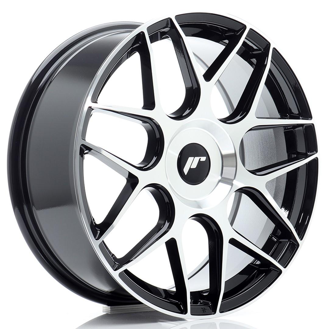 JR Wheels JR18 alloy wheel in Black, 18"