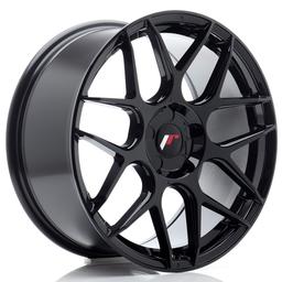 JR Wheels JR18 alumiinivanne, Musta, 18"