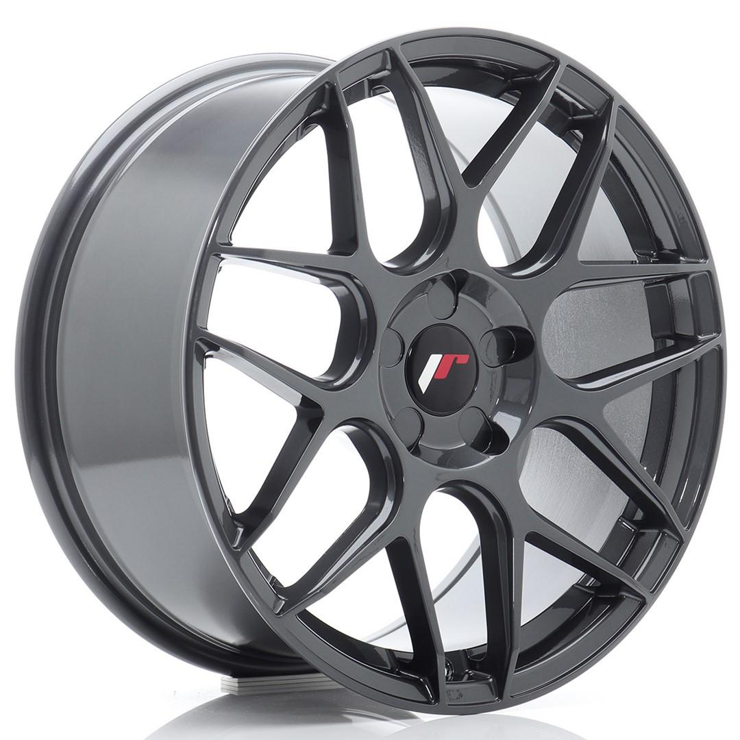 JR Wheels JR18 alumiinivanne, Harmaa, 18"