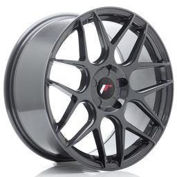 JR Wheels JR18 alumiinivanne, Harmaa, 18"