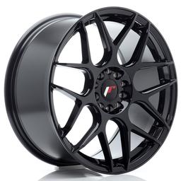 JR Wheels JR18 alumiinivanne, Musta, 18"