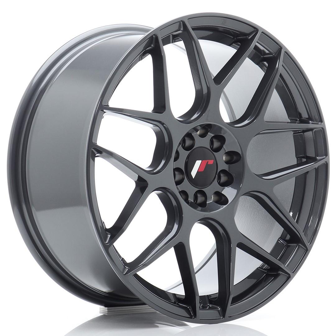 JR Wheels JR18 alumiinivanne, Harmaa, 18"