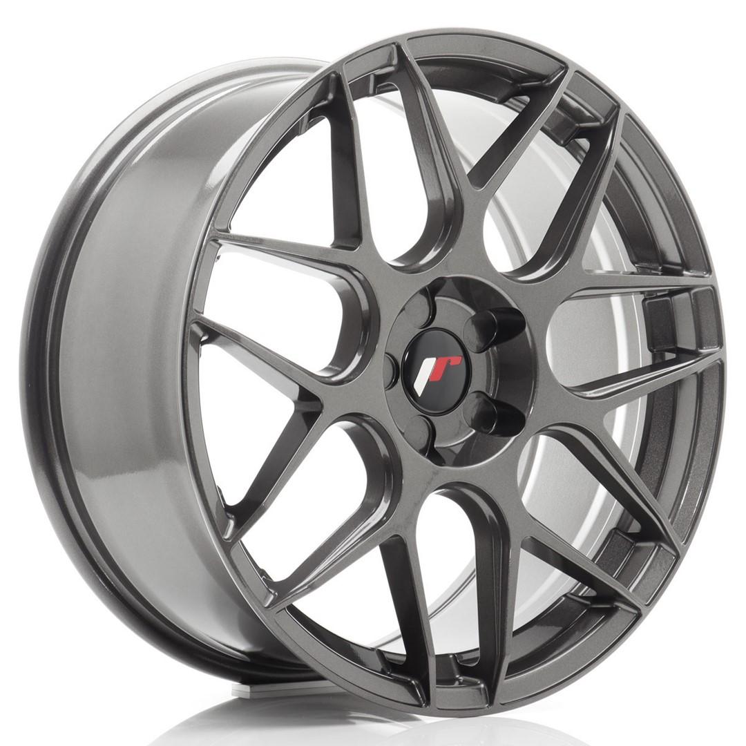 JR Wheels JR18 alumiinivanne, Harmaa, 19"
