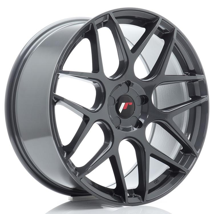 JR Wheels JR18 alumiinivanne, Harmaa, 20"