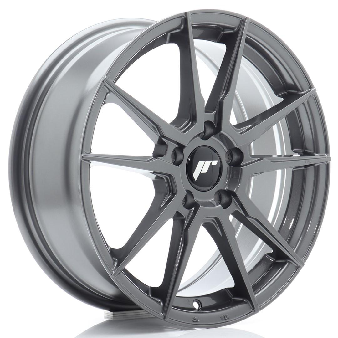 JR Wheels JR21 aluminiumfälg i Grå, 17"