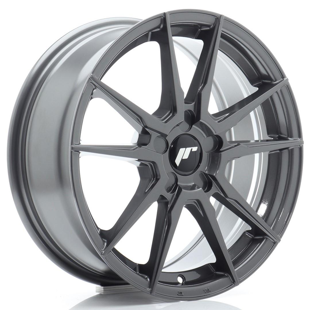 JR Wheels JR21 alumiinivanne, Harmaa, 17"