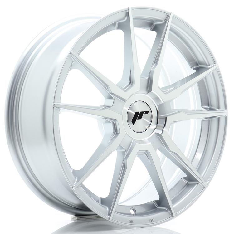 JR Wheels JR21 aluminiumfälg i Silver, 17"