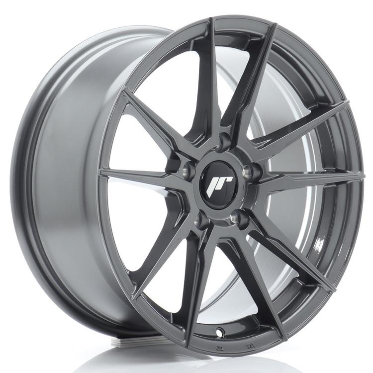 JR Wheels JR21 alumiinivanne, Harmaa, 17"