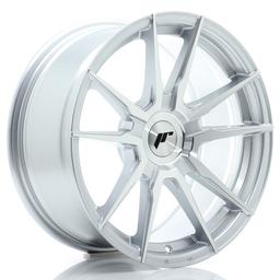 JR Wheels JR21 aluminiumfälg i Silver, 17"