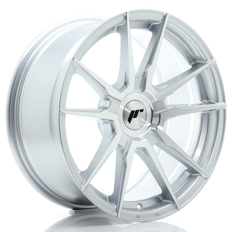 JR Wheels JR21 aluminiumfälg i Silver, 17"