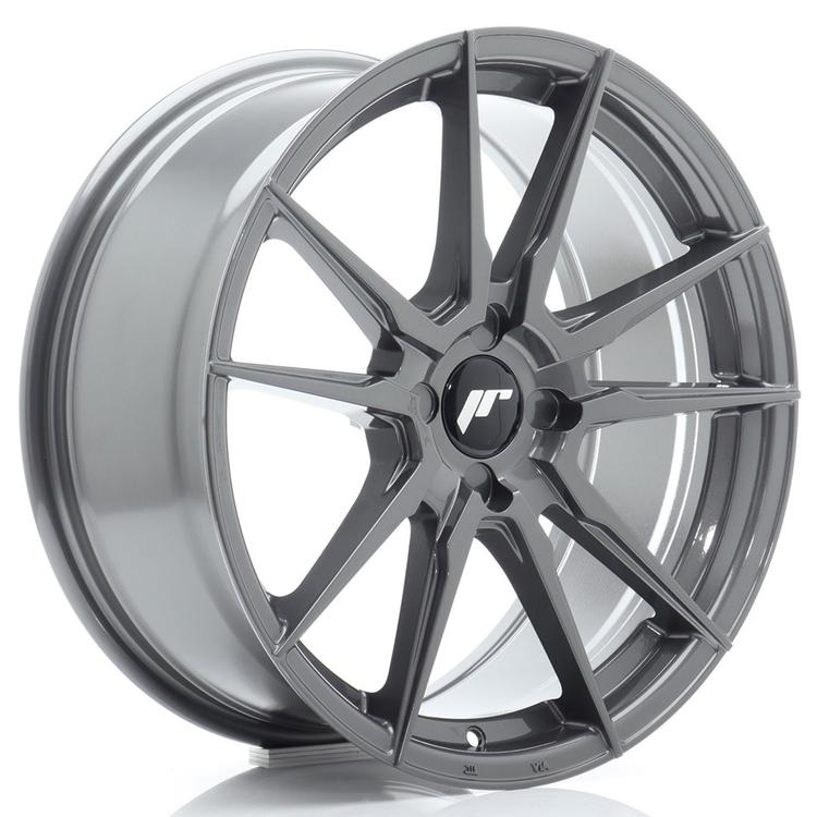 JR Wheels JR21 aluminiumsfælg i Grå, 18"