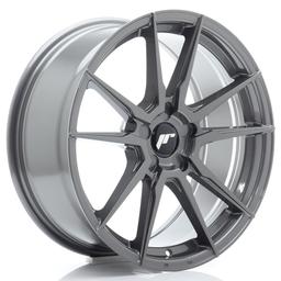 JR Wheels JR21 aluminiumsfelg i Grå, 18"