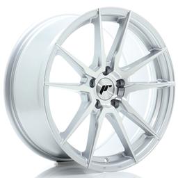 JR Wheels JR21 alumiinivanne, Hopea, 18"