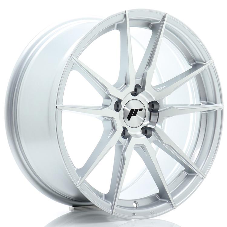 JR Wheels JR21 aluminiumsfelg i Sølv, 18"