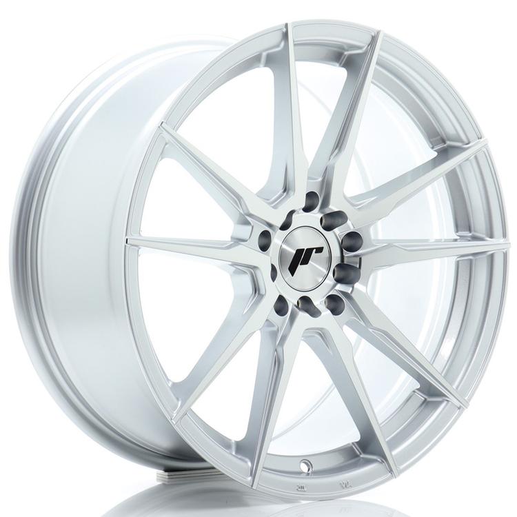 JR Wheels JR21 aluminiumsfelg i Sølv, 18"