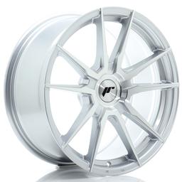 JR Wheels JR21 alumiinivanne, Hopea, 18"