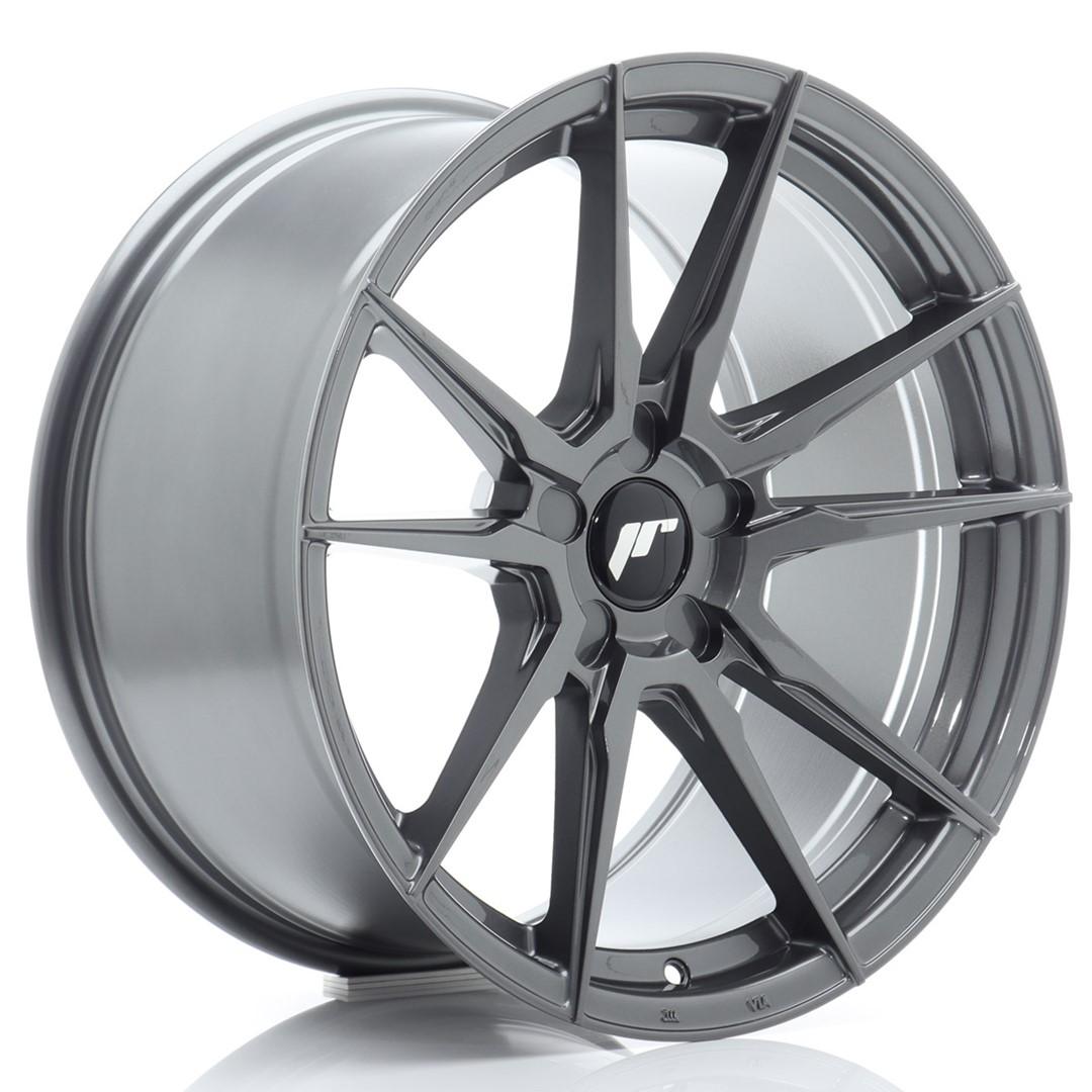 JR Wheels JR21 alumiinivanne, Harmaa, 18"
