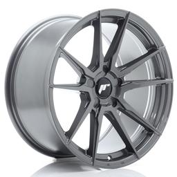 JR Wheels JR21 aluminiumsfælg i Grå, 18"