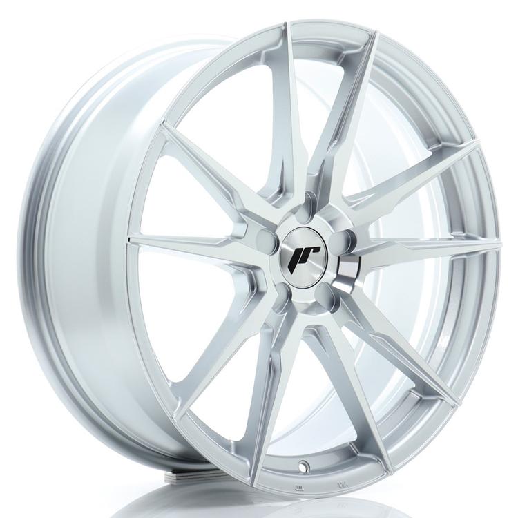 JR Wheels JR21 aluminiumfälg i Silver, 19"