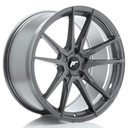 JR Wheels JR21 aluminiumsfælg i Grå, 20"