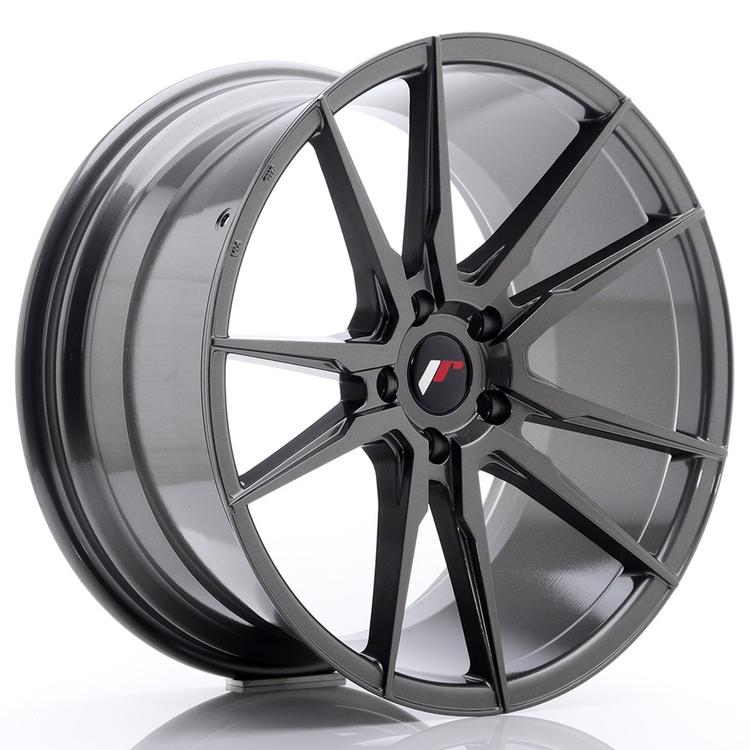 JR Wheels JR21 alumiinivanne, Harmaa, 20"