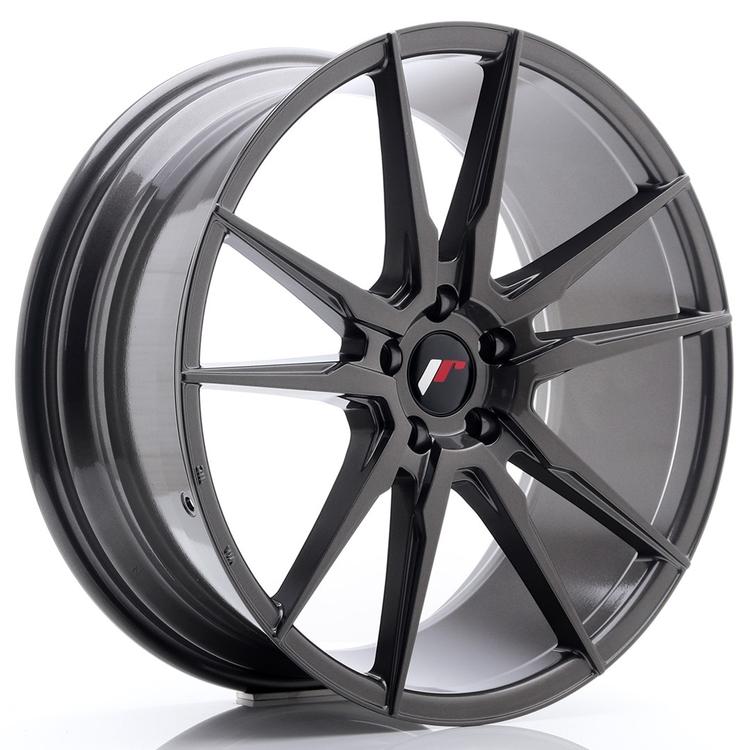 JR Wheels JR21 alumiinivanne, Harmaa, 20"