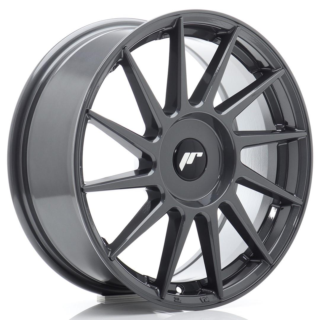 JR Wheels JR22 alumiinivanne, Harmaa, 17"