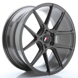 JR Wheels JR30 alumiinivanne, Harmaa, 19"