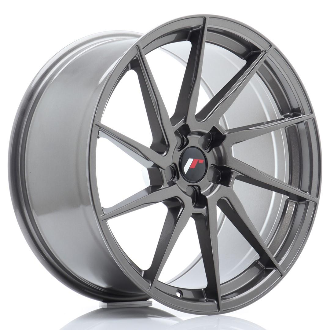 JR Wheels JR36 aluminiumfälg i Grå, 20"