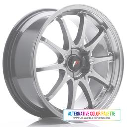 JR Wheels JR5 alumiinivanne, Musta, 18"