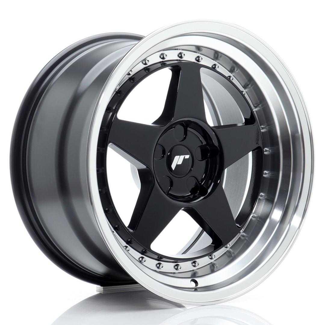JR Wheels JR6 alloy wheel in Black, 18"