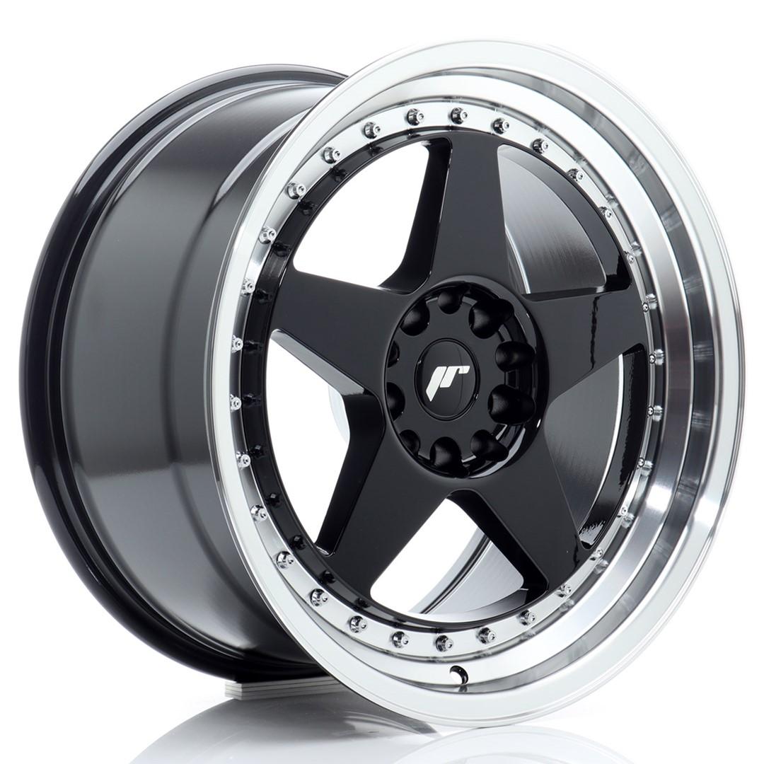 JR Wheels JR6 alloy wheel in Black, 18"