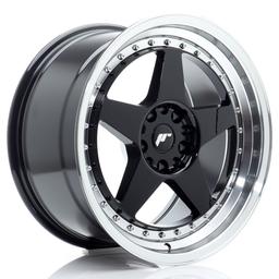 JR Wheels JR6 alloy wheel in Black, 18"