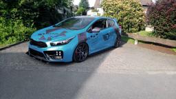 Maxton Design Sidokjolar Racing KIA Cee'd / PRO Cee'd GT MK2