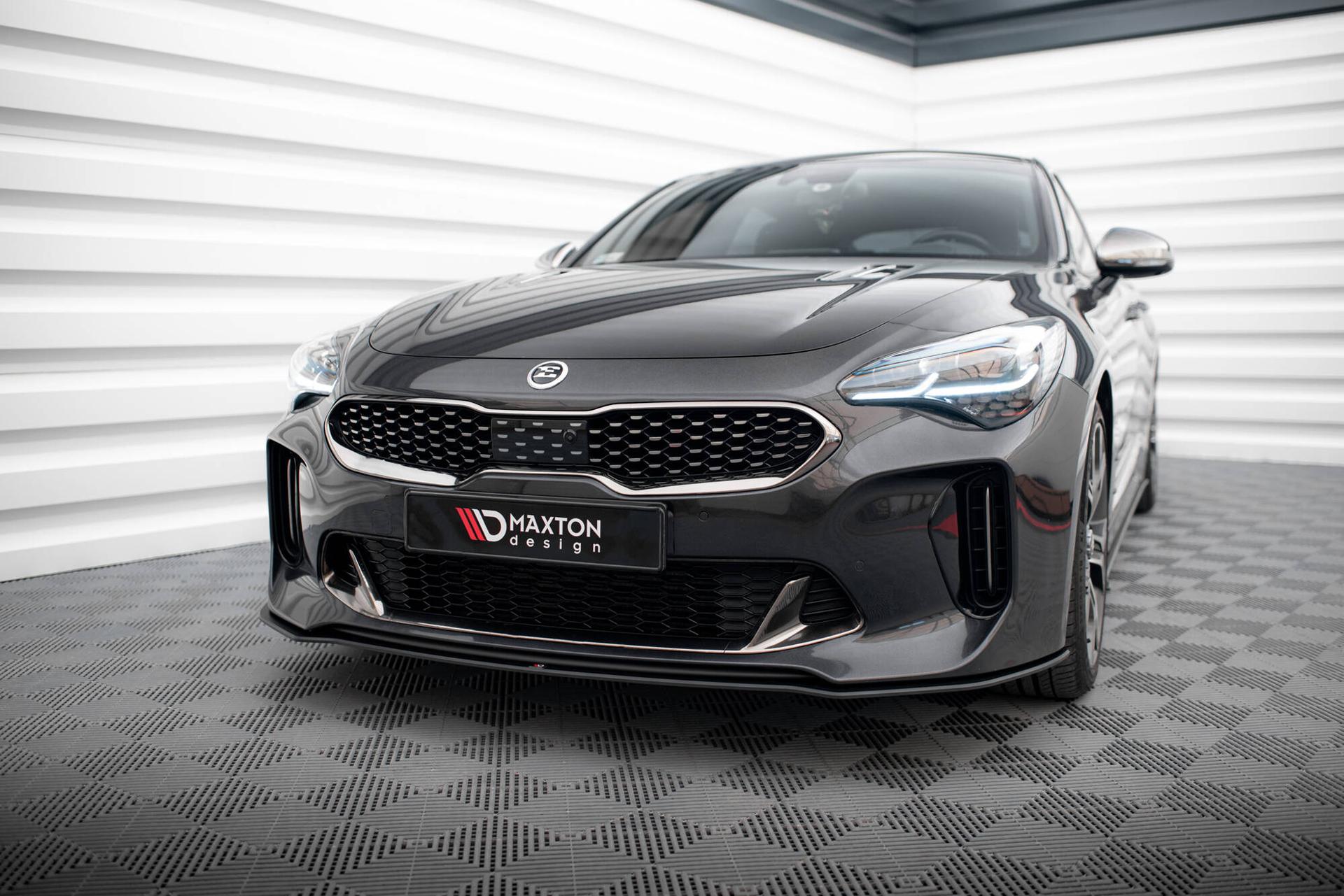 Maxton Design Frontspoiler Street Pro KIA Stinger GT / Gt-line / Standard MK1