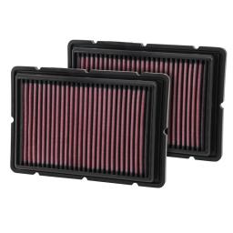 K&N luftfilterinsats Ferrari 360 3,6 1999-2005 / Ferrari F430 4,3 2005-2010 33-2494 (sats med 2 filter)
