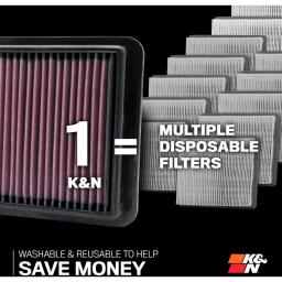 K&N sportluftfilter Stellantis 1.2 Hybrid 33-3192 - 5