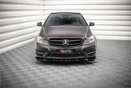 Maxton Design Frontspoiler V.1 Mercedes-benz C-klass Coupe / Sedan / Estate  Amg-line C204 / W204 Facelift / S204 Facelift