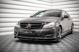 Maxton Design Frontspoiler V.1 Mercedes-benz C-klass Coupe / Sedan / Estate  Amg-line C204 / W204 Facelift / S204 Facelift