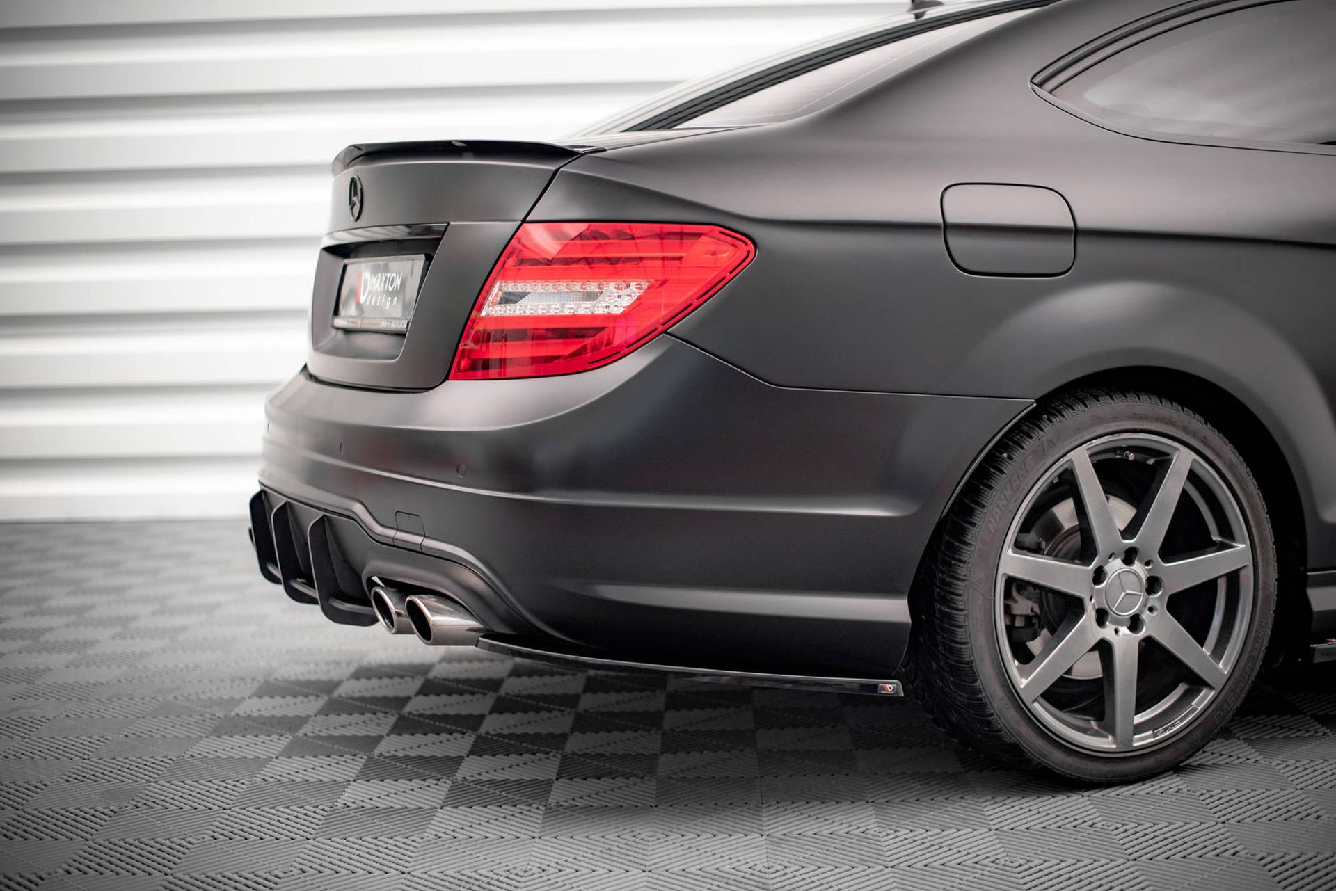 Maxton Design Splitters Mercedes-benz C-klass Coupe / Sedan / Estate Amg-line C204 / W204 Facelift / S204 Facelift