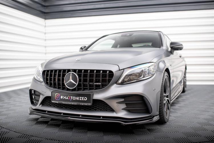 Maxton Design Frontspoiler V.1 Mercedes-amg C43 Coupe / Cabrio / Sedan / Estate C205 / A205 / W205 / S205 Facelift